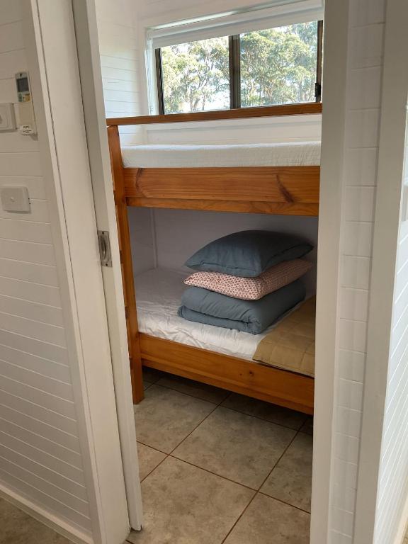 Postel nebo postele na pokoji v ubytování Marlo Hideaway