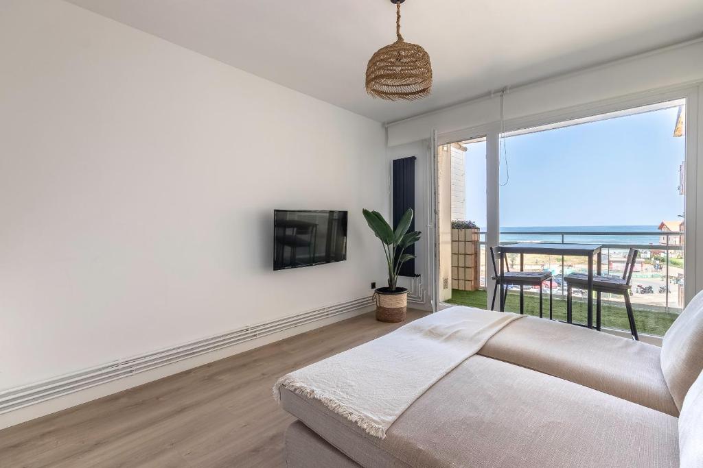 La Arena Apartamentos Zierbena - 与海景的工作室