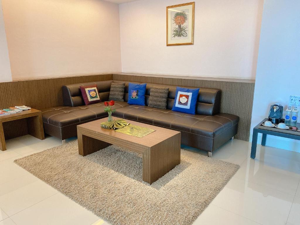 Posezení v ubytování Siam Triangle Hotel Chiang Sean
