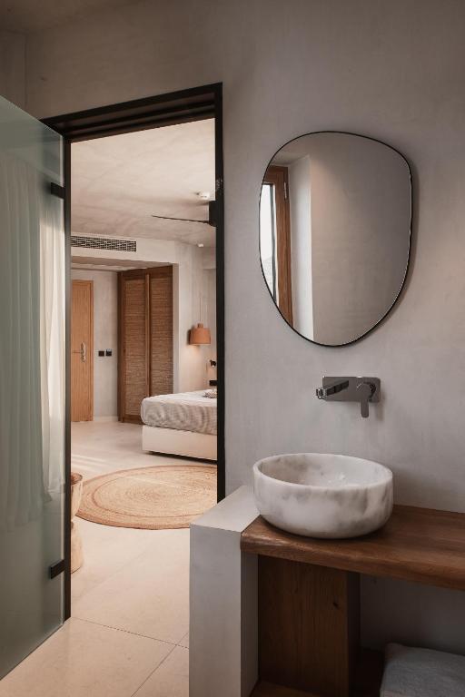 Postel nebo postele na pokoji v ubytování Myra Hotel