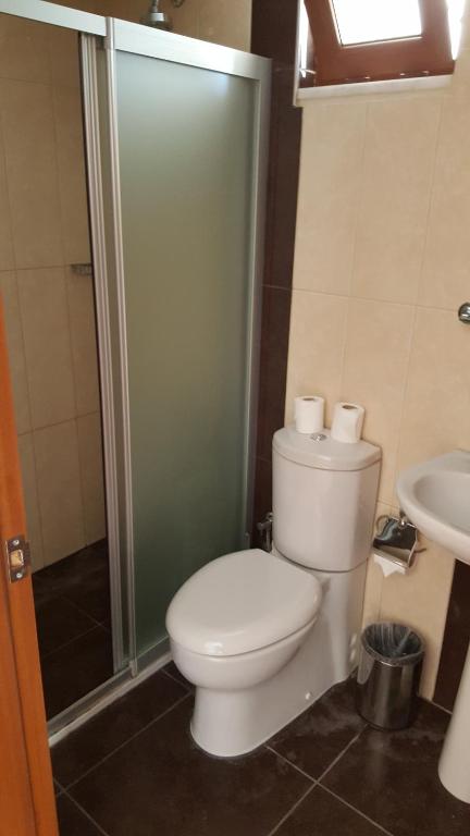 Koupelna v ubytování Felice Hotel