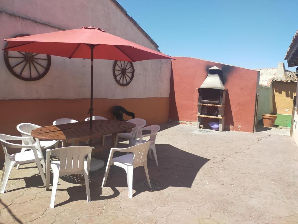 Reštaurácia alebo iné gastronomické zariadenie v ubytovaní La Casa del Abuelo Simón