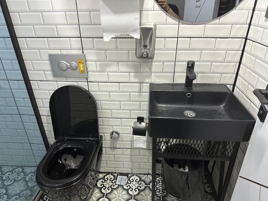 A bathroom at Hotel Hoyuk
