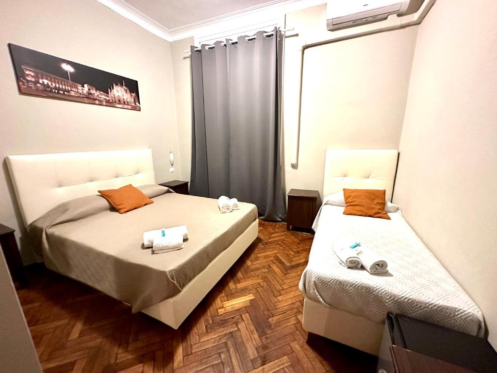 Carlo Goldoni Hotel客房内的一张或多张床位