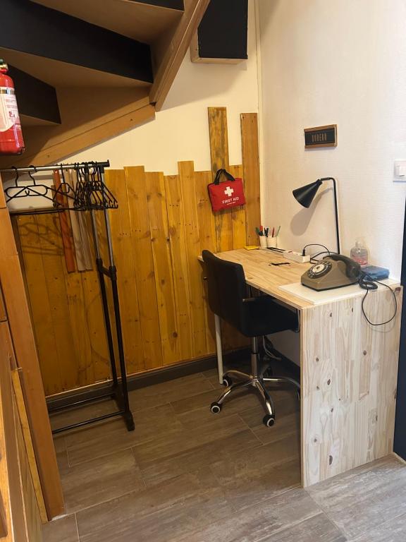 Kuchyňa alebo kuchynka v ubytovaní La Maison de la Côte