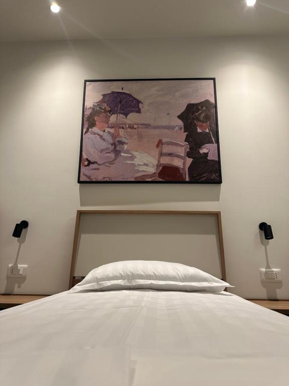 Postel nebo postele na pokoji v ubytování Split Rooftop Suites