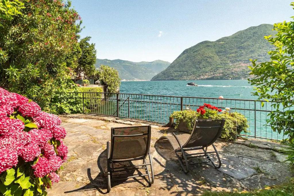 Villa Donati with access to the lake