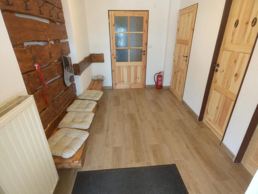 Postel nebo postele na pokoji v ubytování Chata Jesenka