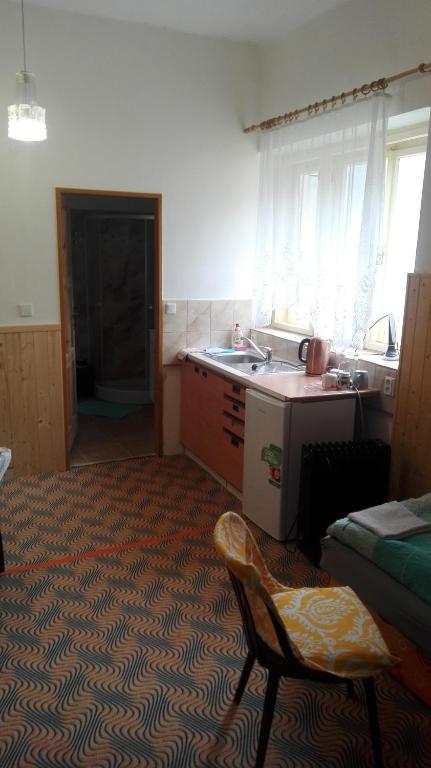 Η κουζίνα ή μικρή κουζίνα στο U Tupáčků