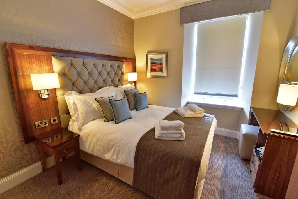 Postel nebo postele na pokoji v ubytování The Townhouse Aberfeldy - Rooms & Breakfast