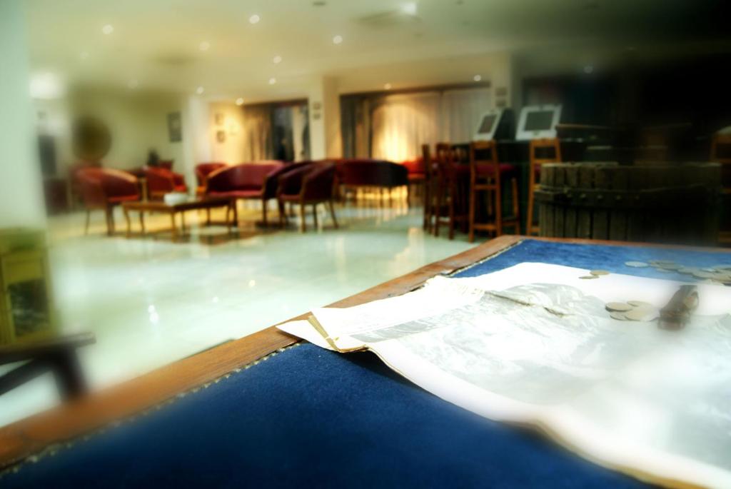 Posezení v ubytování M. Moniatis Hotel