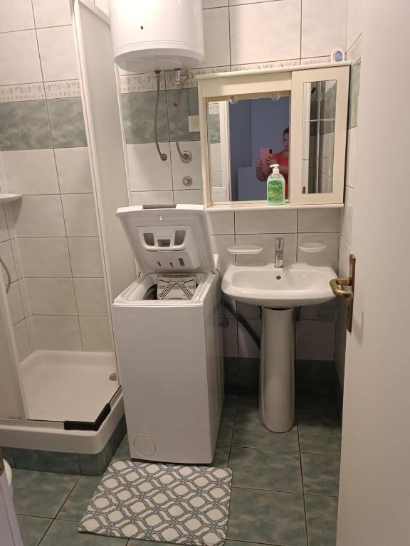 Kúpeľňa v ubytovaní Apartmán Krk