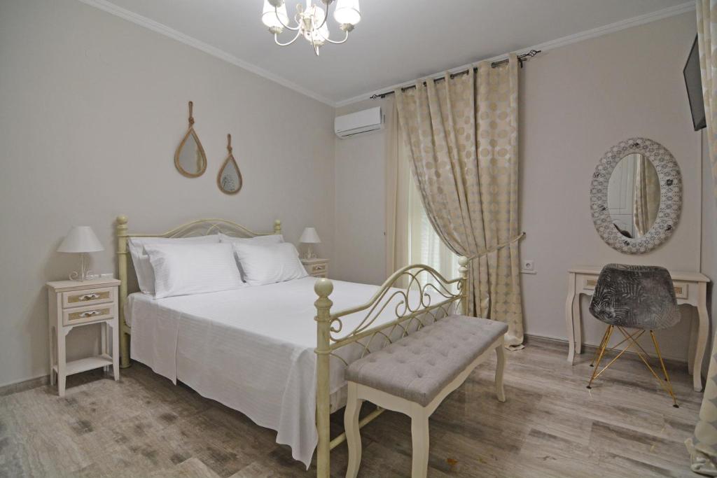 Postel nebo postele na pokoji v ubytování Calma House