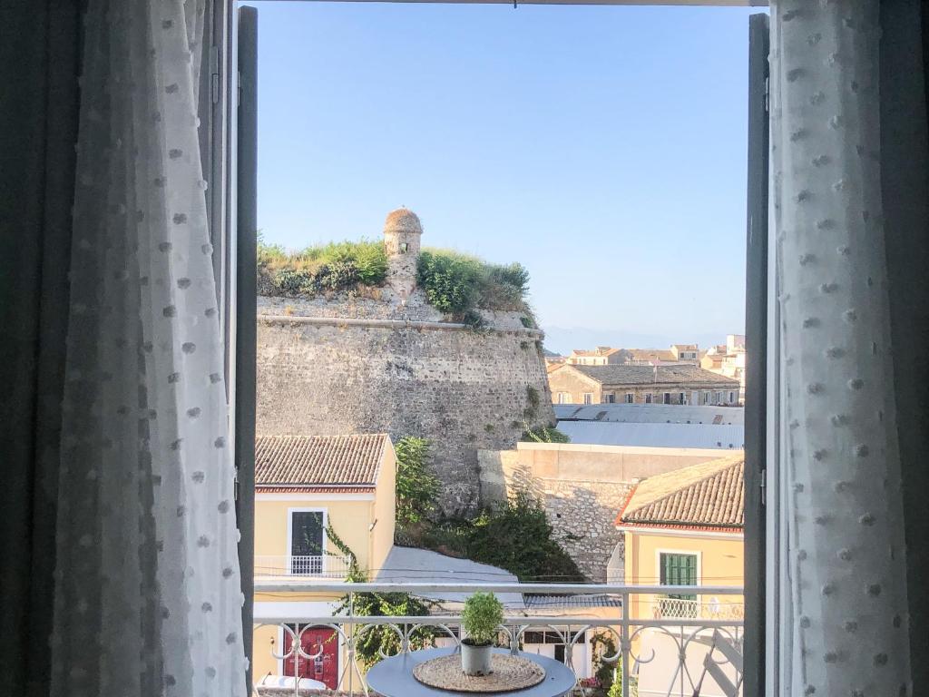 Balkón nebo terasa v ubytování Corfu Fortress Apartment