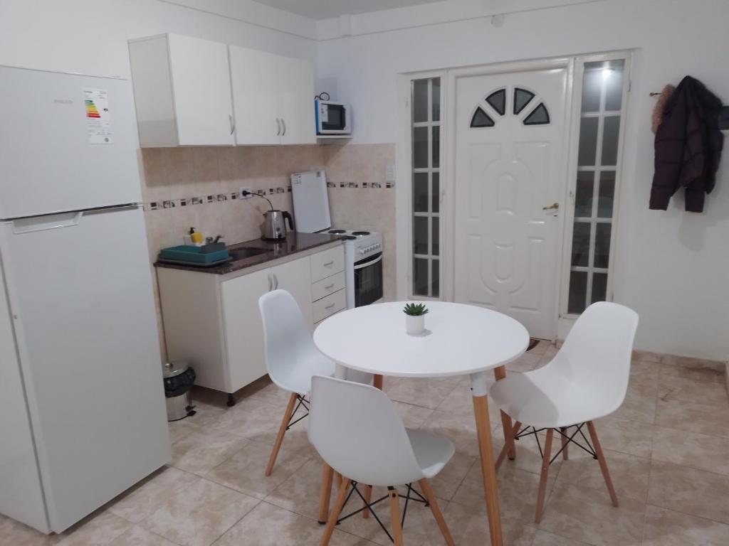 Kuchyň nebo kuchyňský kout v ubytování Monoambiente céntrico