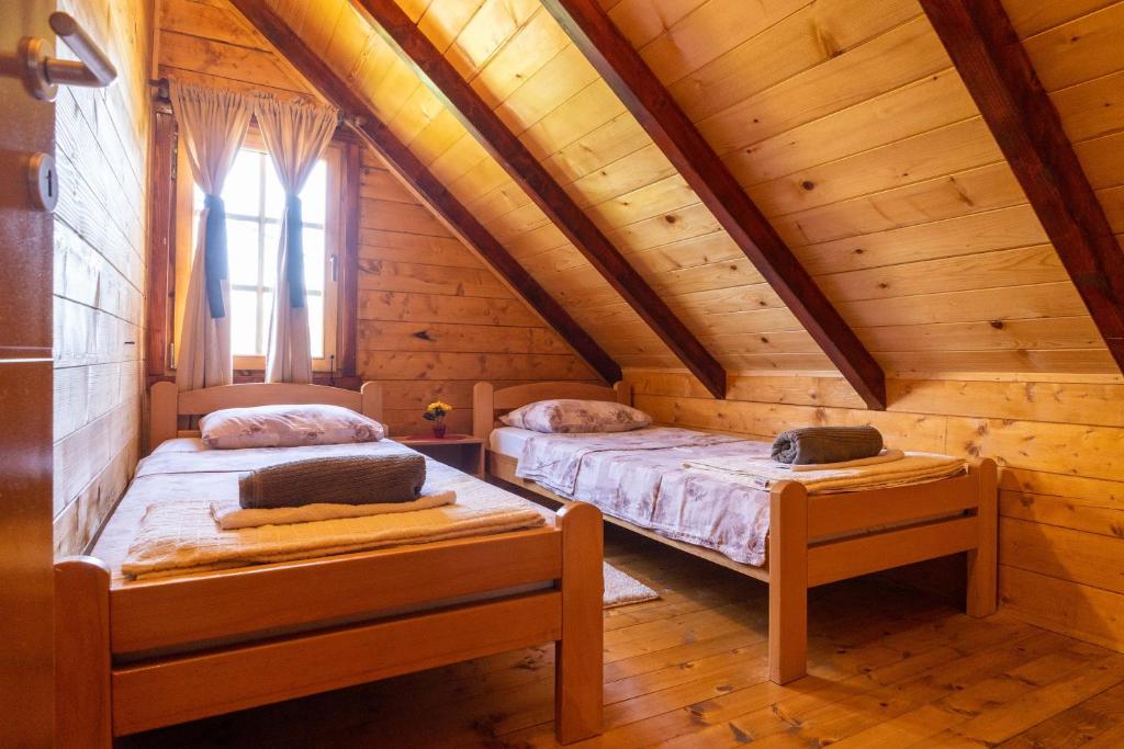 Postel nebo postele na pokoji v ubytování Green Hill