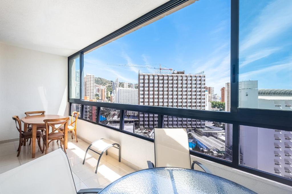Balkón nebo terasa v ubytování Gemelos 26 Resort Apartment 9-C Levante Beach