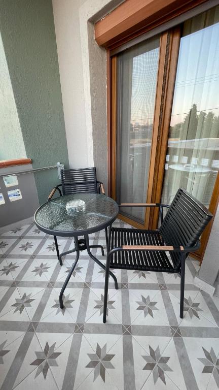 Balkón alebo terasa v ubytovaní Aggelos Hotel