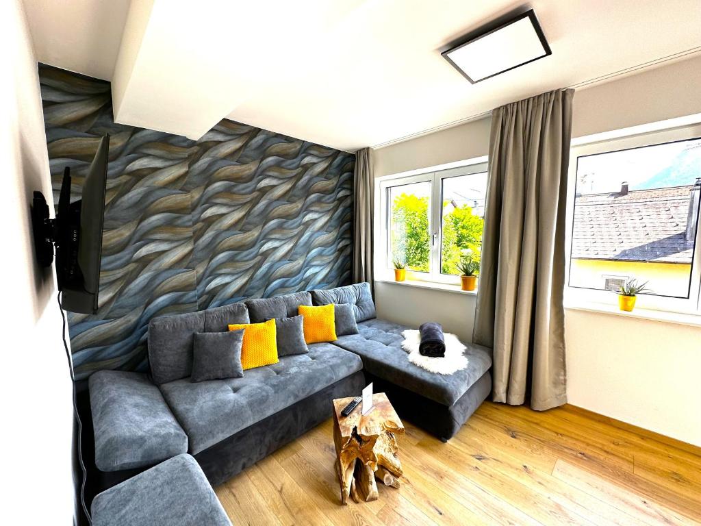 Posezení v ubytování Appartement Bergmann