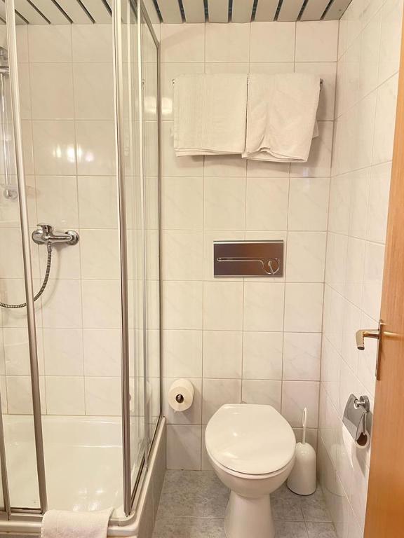 Koupelna v ubytování Hotel zum Markgrafen