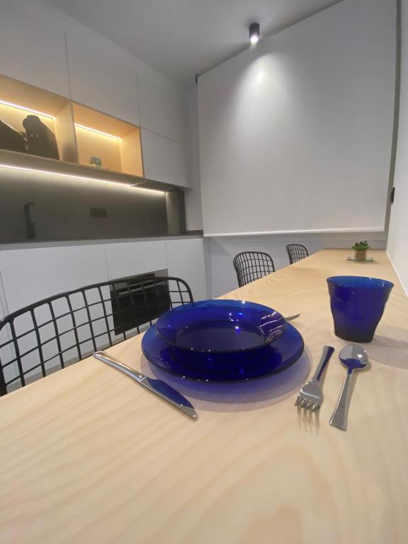 Kuchyň nebo kuchyňský kout v ubytování Apartamentos Forxán