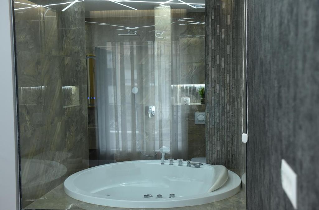 Koupelna v ubytování Premium Lux Apartman Čačak