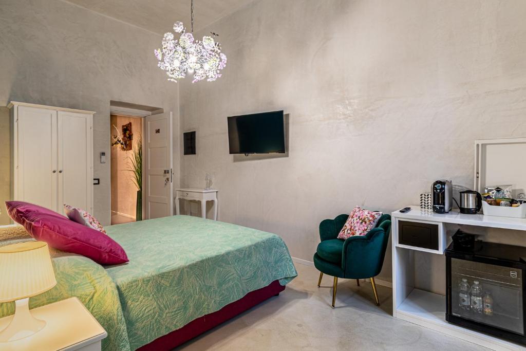 Flower Rooms Cagliari - 双人间 - 带阳台