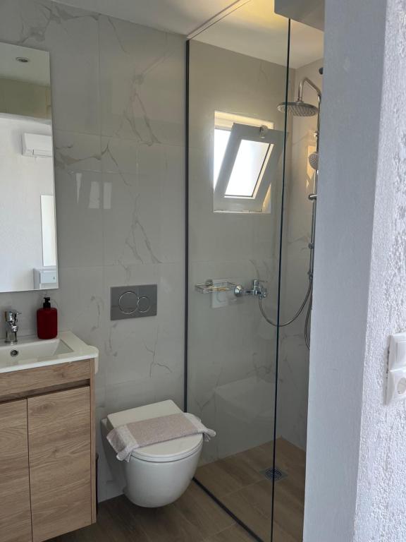 Koupelna v ubytování Mark Hotel