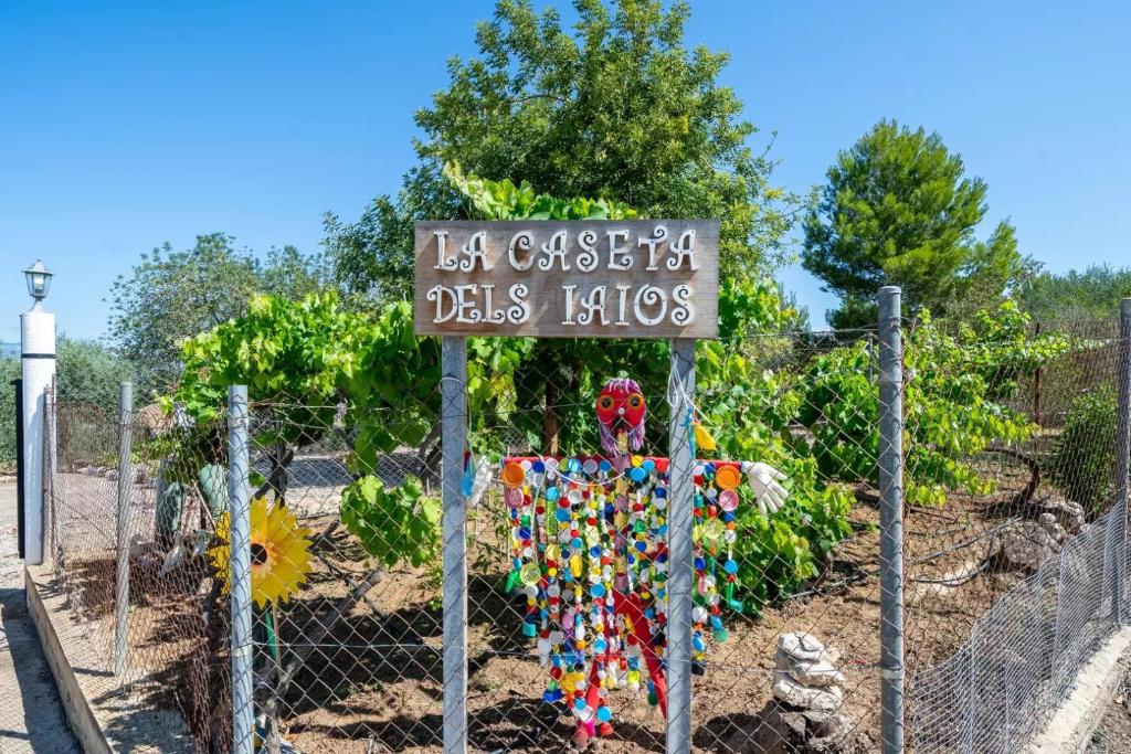 Zahrada ubytování La caseta dels iaios
