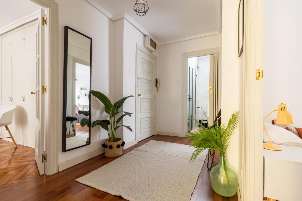 Postel nebo postele na pokoji v ubytování Moderno apartamento en pleno centro
