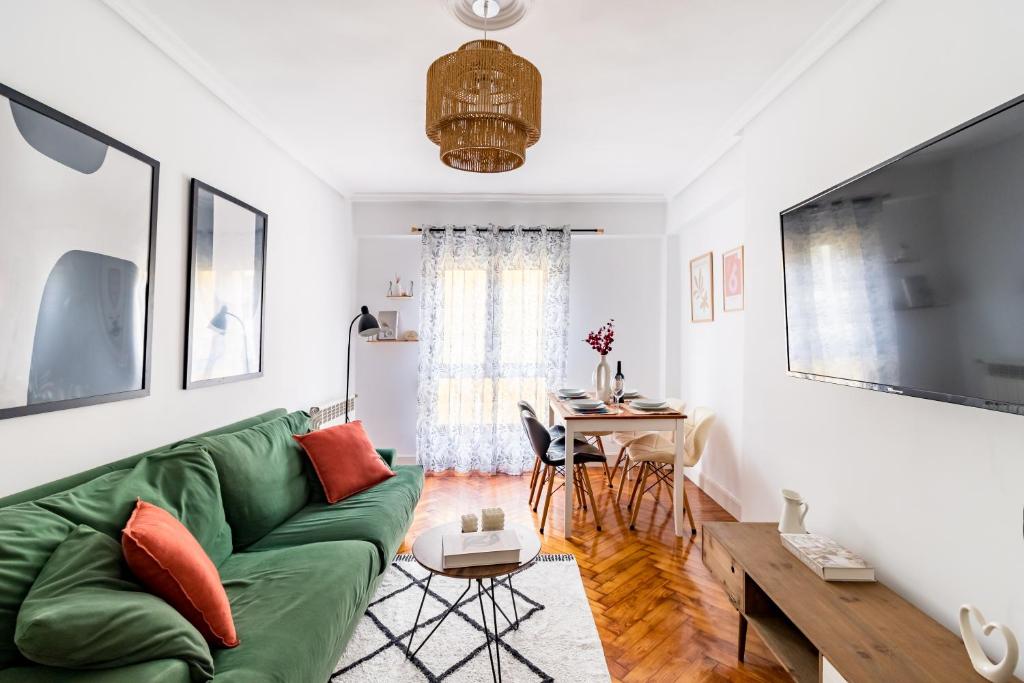 Posezení v ubytování Moderno apartamento en pleno centro