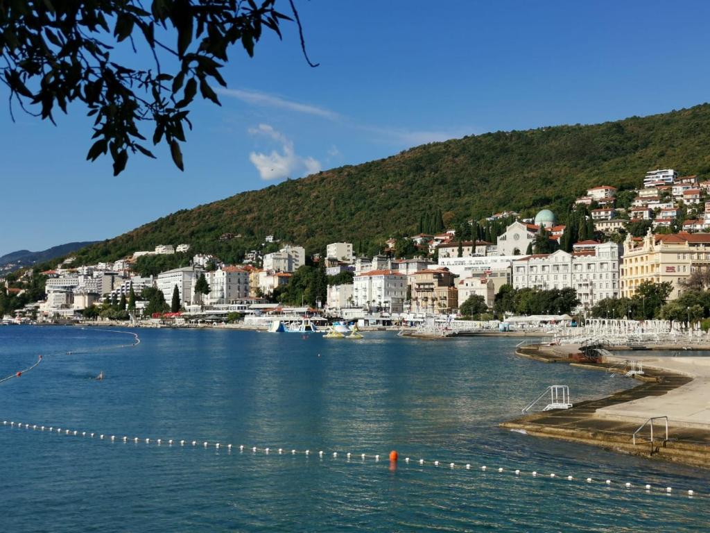 a town on the shore of a body of water at Romeo&amp;Juliet in Opatija