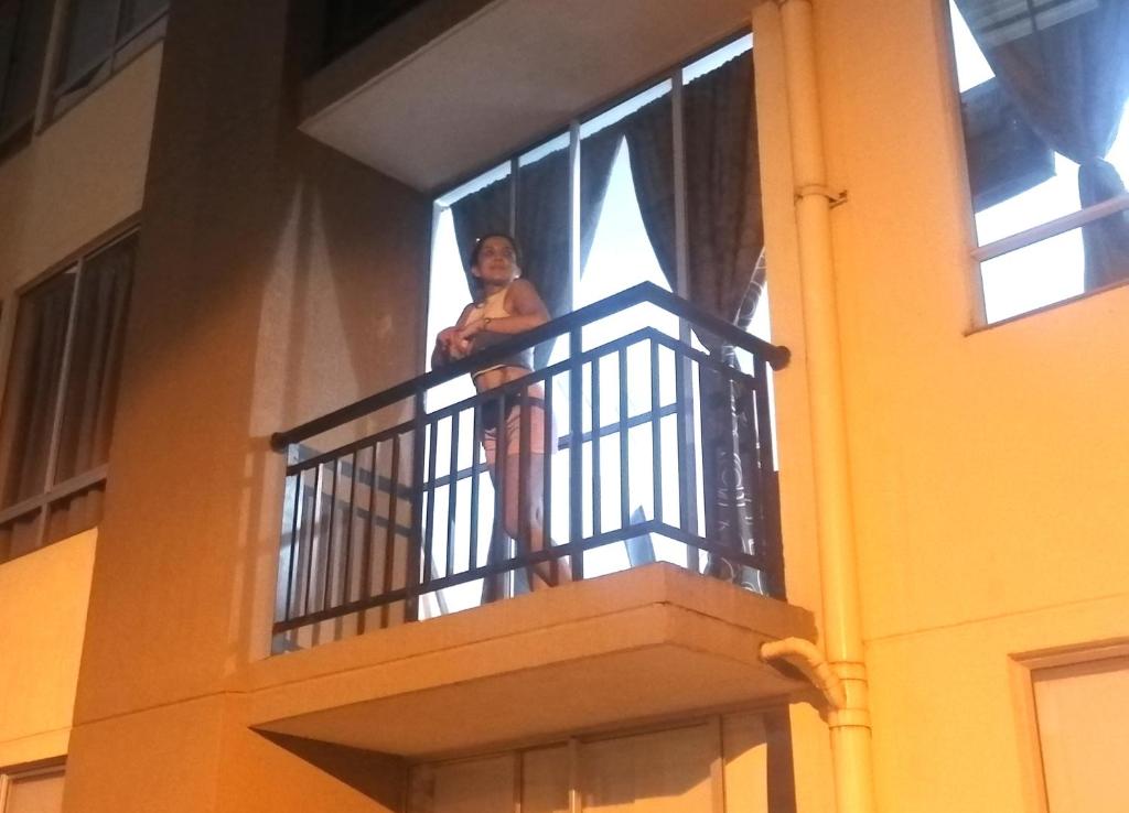 Balkón nebo terasa v ubytování La Katiritaa