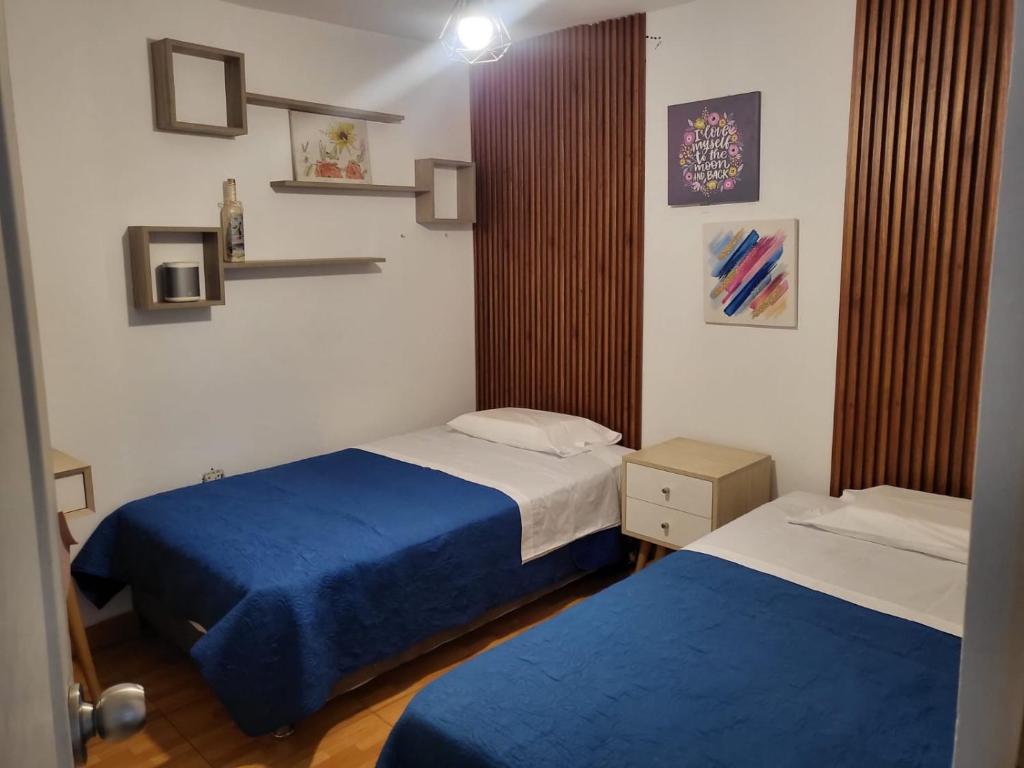 Postel nebo postele na pokoji v ubytování Home Blessed