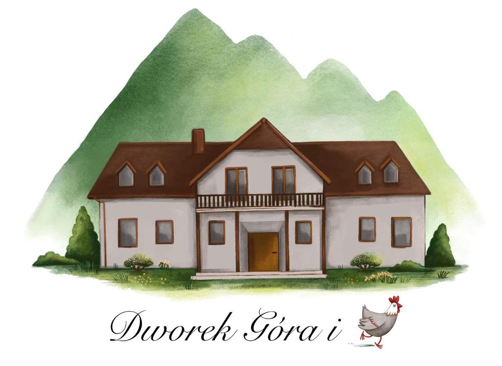 Půdorys ubytování Dworek Góra i Kura
