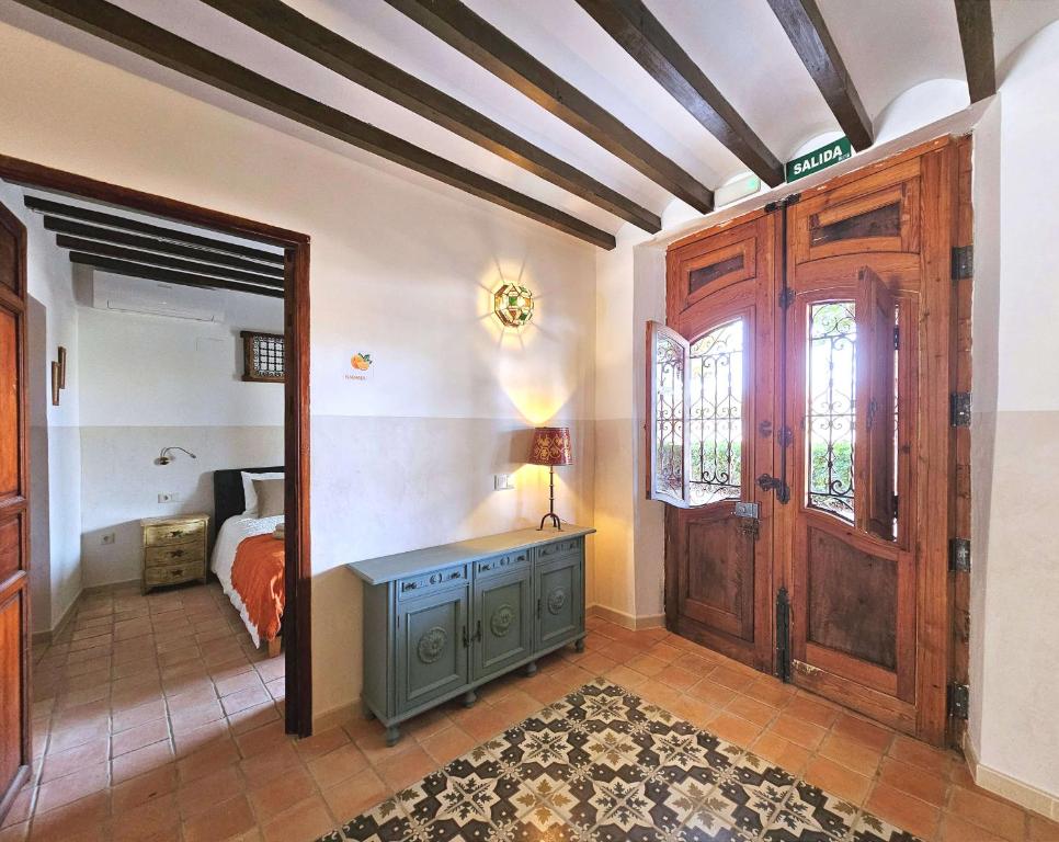 Postel nebo postele na pokoji v ubytování Casa Rodriguillo