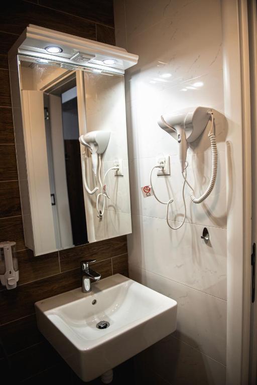 Koupelna v ubytování Apartman Zlatanovic Jagodina