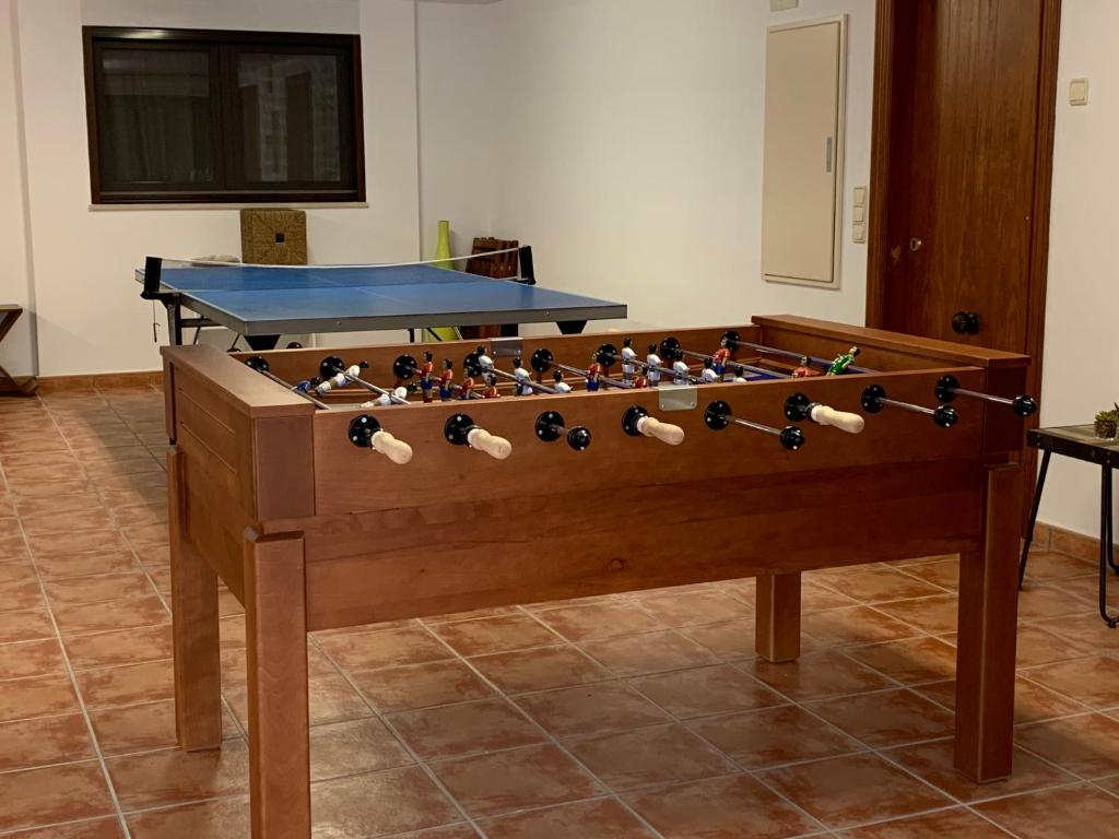 Biliár nebo kulečník v ubytování Resort Villa Luny Gandia