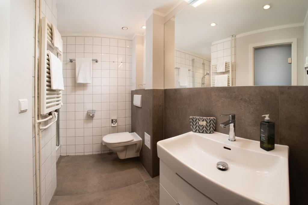 Koupelna v ubytování Hotel Baseler Hof
