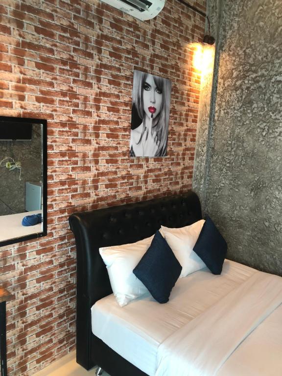 Ένα ή περισσότερα κρεβάτια σε δωμάτιο στο Bluemoon 10 guests Home