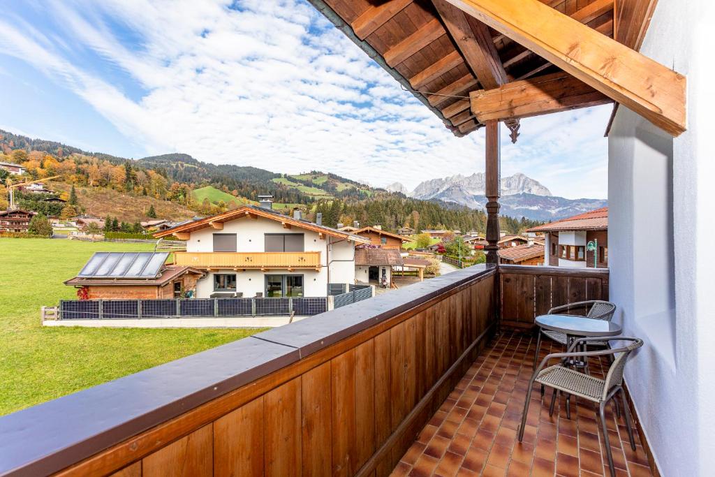 Nespecifikovaný výhled na hory nebo výhled na hory při pohledu z apartmánu