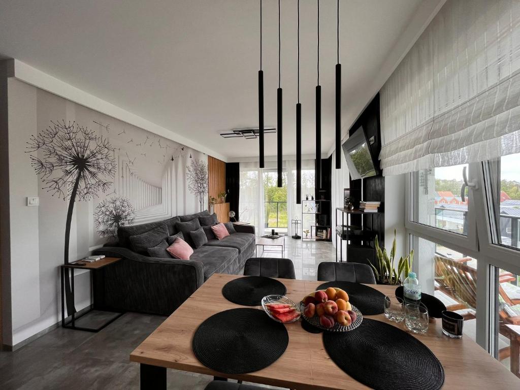 Χώρος καθιστικού στο Apartament Pod Dmuchawcem