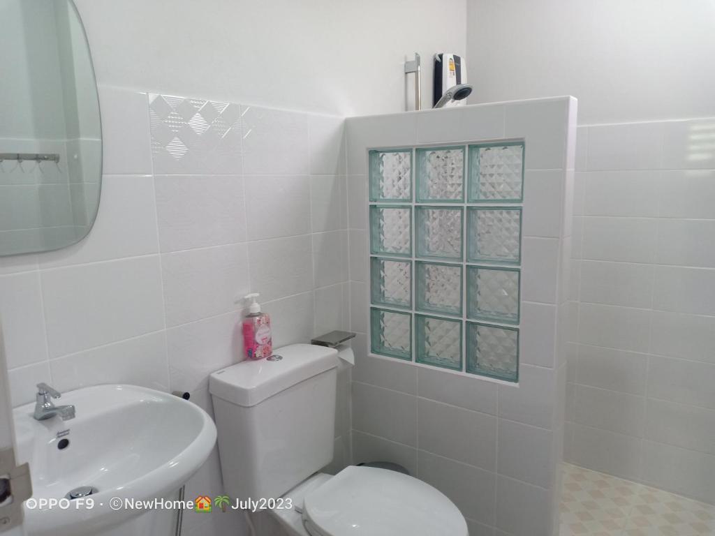 Koupelna v ubytování Min House