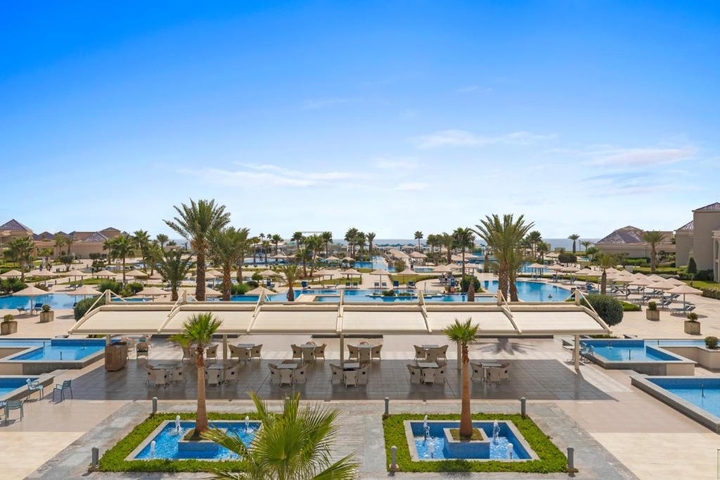 a view of the pool at the resort at Pickalbatros White Beach Taghazout - Adults Friendly 16 Years Plus - All Inclusive in Taghazout