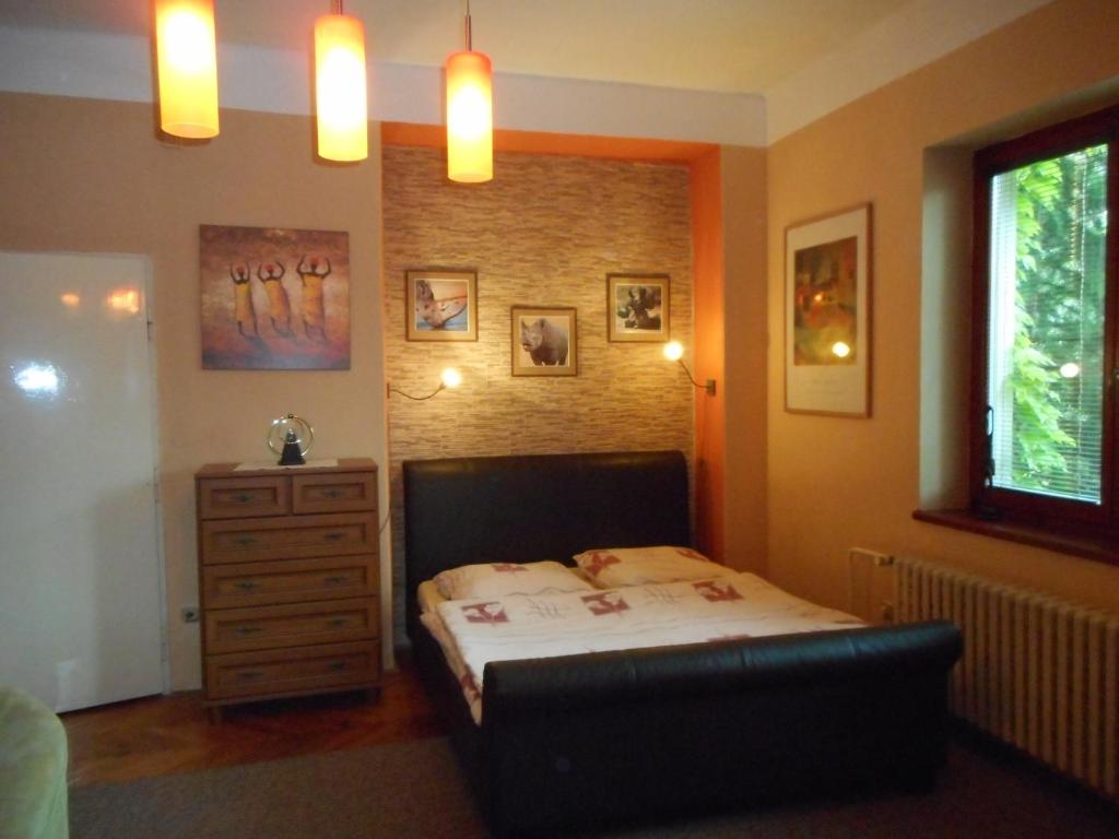 Postel nebo postele na pokoji v ubytování Apartmán Dobrá Naděje