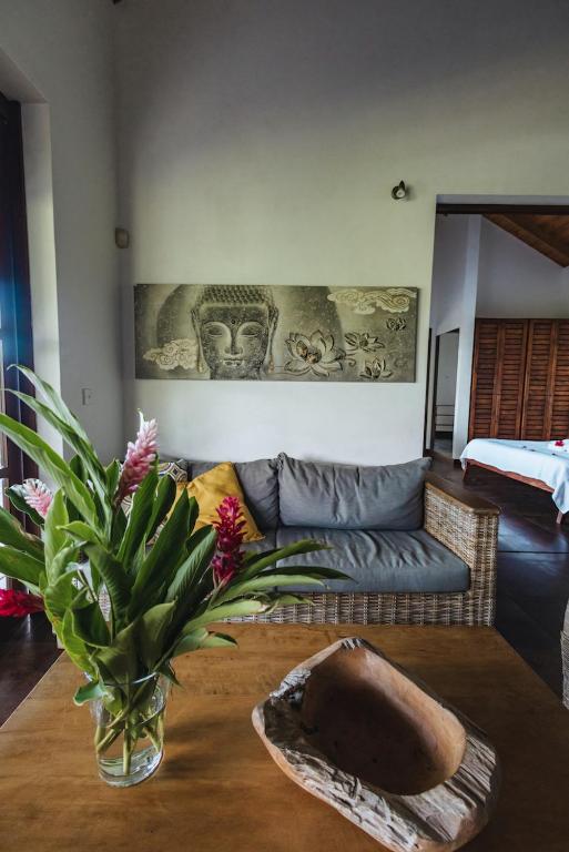 Posezení v ubytování Villas de Jardin self-catering