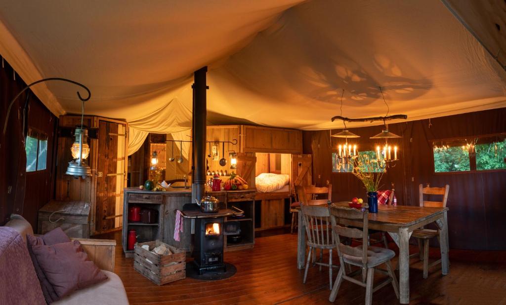 Layer Marney Tower Canvas Hideaway external shower