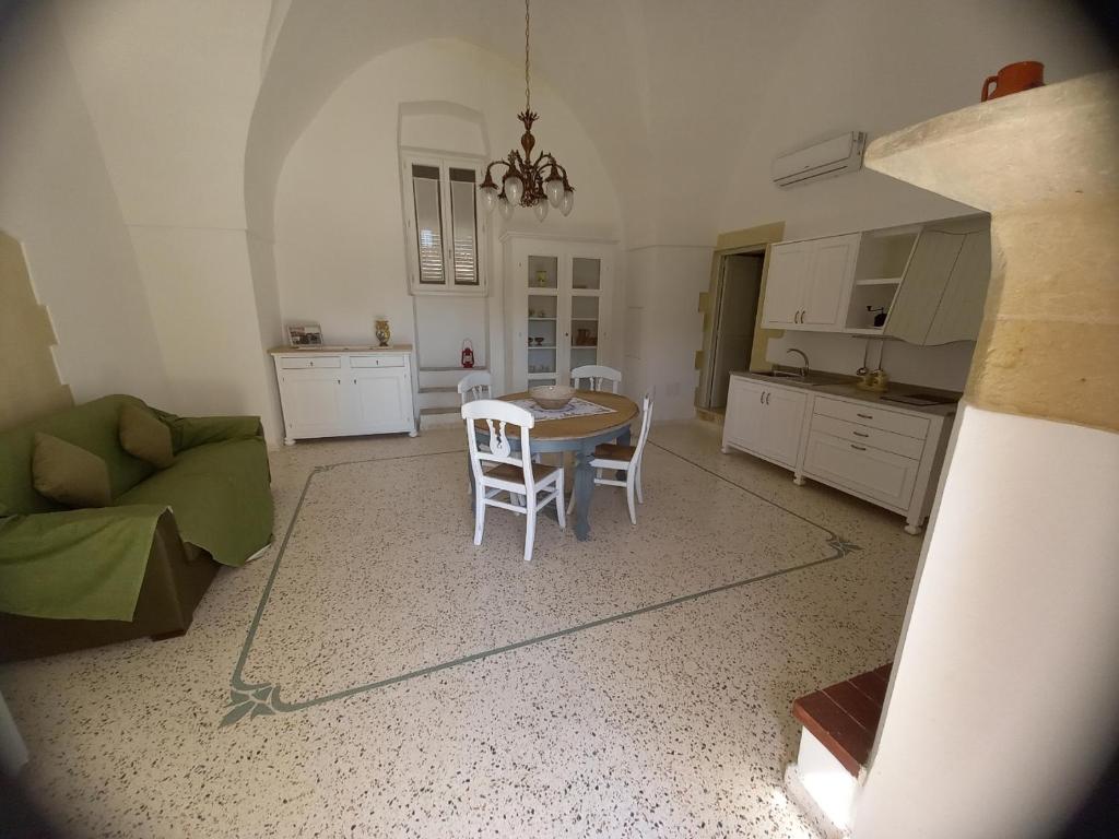 Kuchyň nebo kuchyňský kout v ubytování masseria Carlini