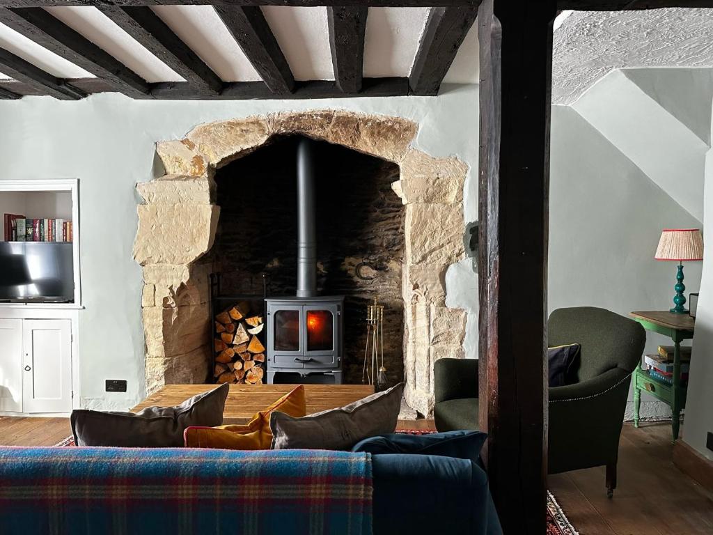 Posezení v ubytování Cosy Cottage in Lechlade