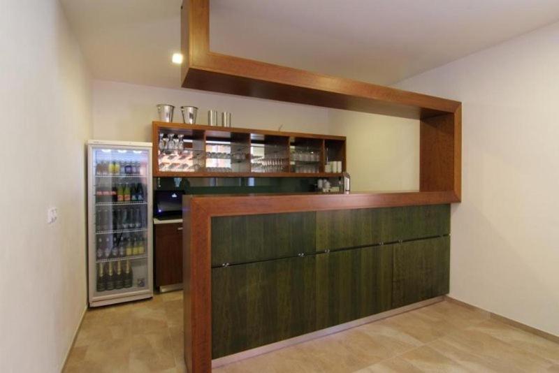 Lounge nebo bar v ubytování Pension Troll